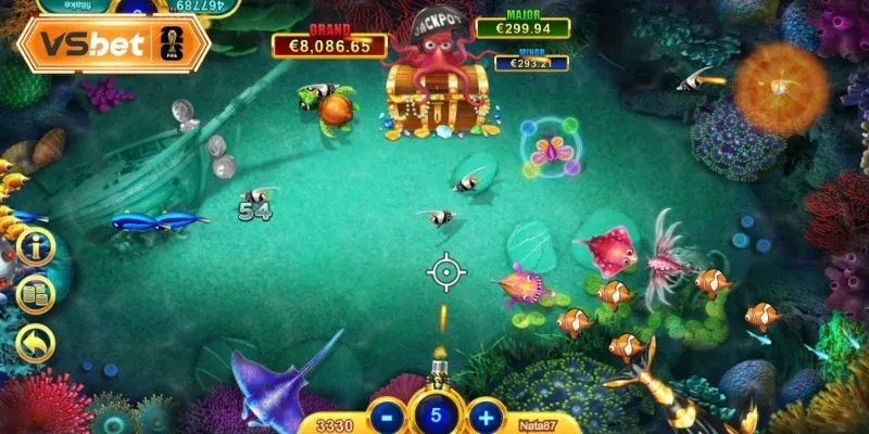 Cập nhật hệ số thưởng sinh vật trong bắn cá jackpot